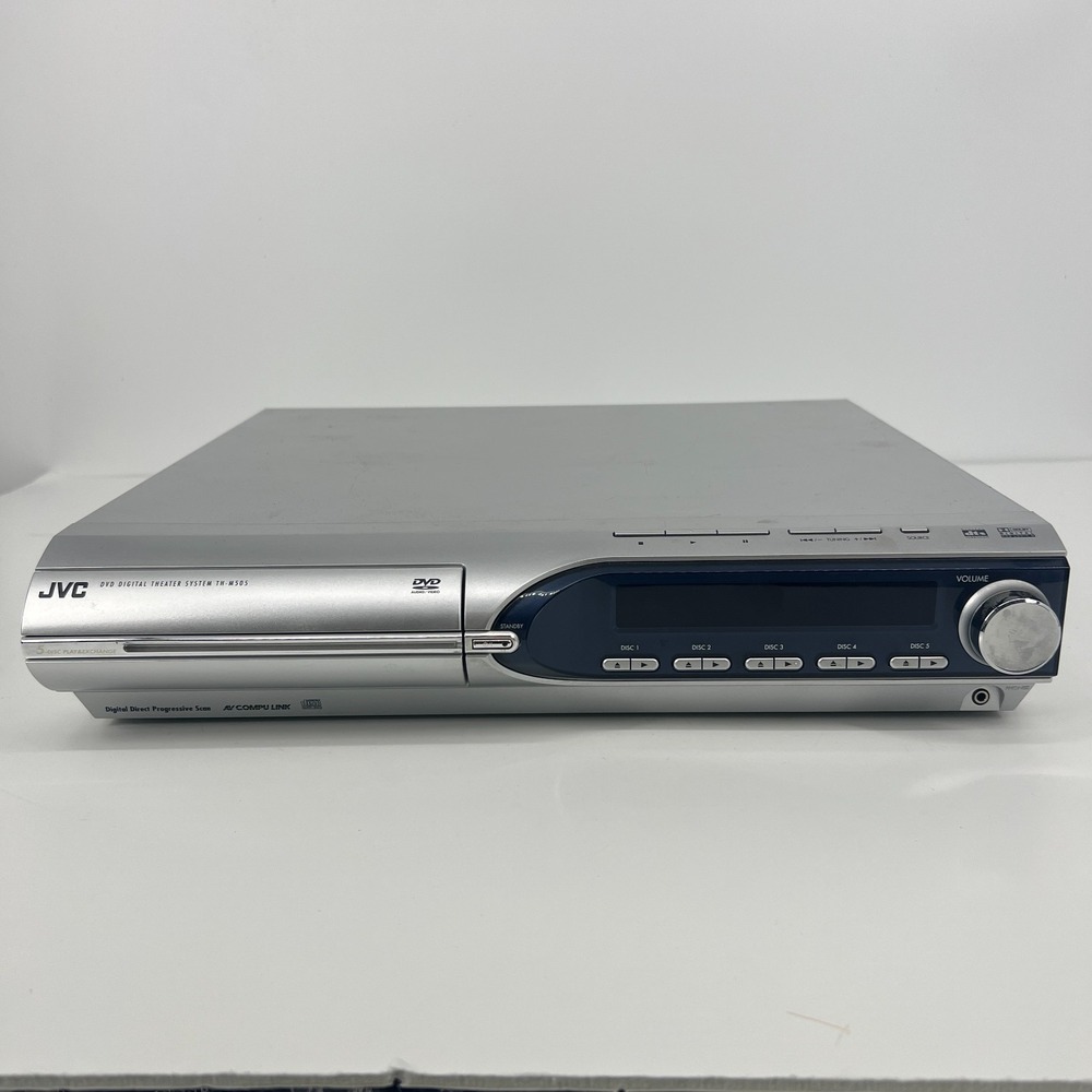 JVC TH-M505 5-Disc‎ DVD/CD Changer Player Home Theater System Dolby No Remote